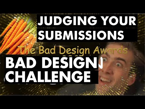 Bad Design Challenge 2023 Judging + Winners Announced