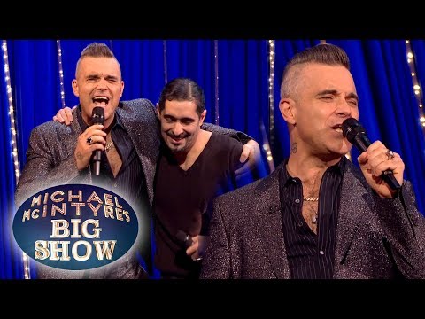 Robbie Williams Surprises Fans! | Robbie-oke | Michael McIntyre's Big Show