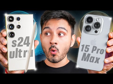 Samsung Galaxy S24 ultra vs Iphone 15 Pro Max-Biggest Camera Comparison 📸