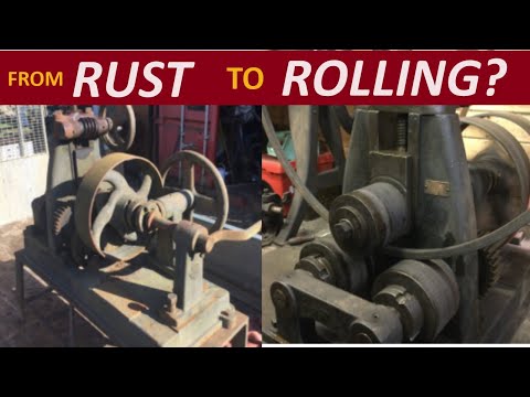 Belt Driven Blacksmiths Ring Rollers Restoration!