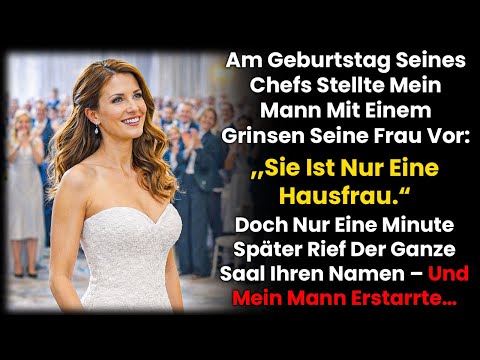 „Meine Frau? Nur eine Hausfrau“, spottete er – eine Minute später rief der ganze Saal ihren Namen…