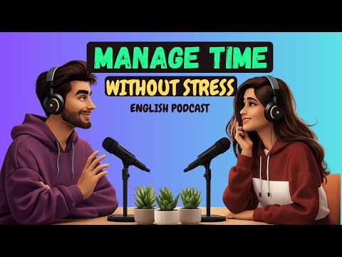 English Podcast For Easy English Conversation | The Secret to Managing Your Busy Day Without Burnout