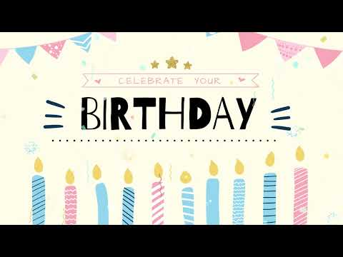 1 HOUR of candles v1 | Happy Birthday BG Video Loop Wallpaper Screesaver