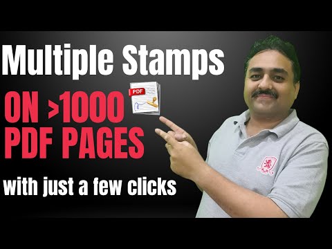 How to Repeat Multiple Stamps on all Pages in pdf Documents