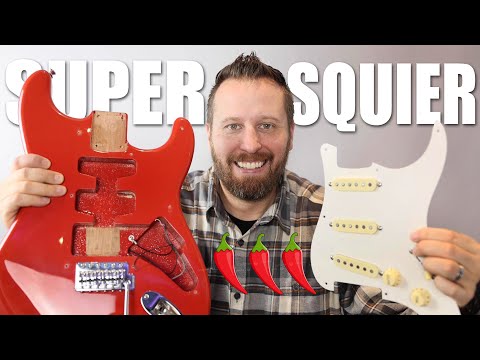 Building a SUPER SQUIER! - Getting BIG Tone With Habanero Pickups!