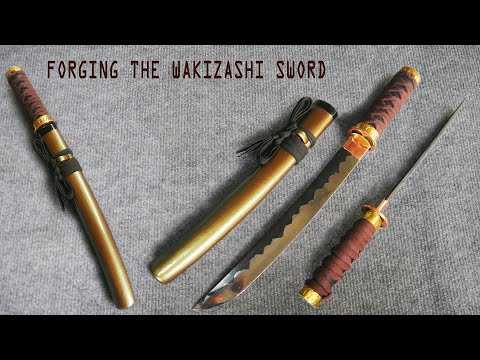 Forging the Wakizashi Sword - The Sword that Ends the Pain of Losers