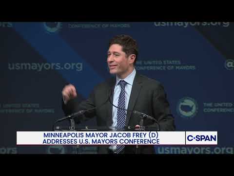 Minneapolis Mayor Jacob Frey Addresses U.S. Conference of Mayors Winter Meeting