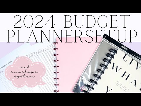 2024 Budget Planner Setup | Cash Envelope System | Frankenplanner Setup | Classic Happy Planner