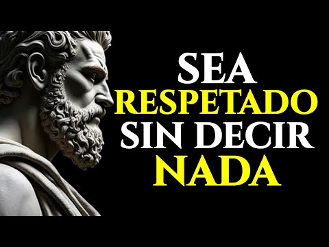 CÓMO IMPONER RESPETO SIN DECIR UNA PALABRA (EL ARTE DEL PODER SILENCIOSO) | ESTOICISMO 🏛️