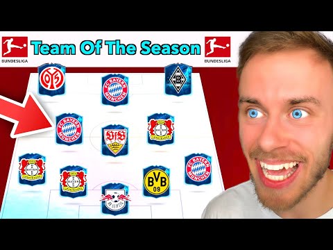 ICH habe mein BUNDESLIGA TEAM OF THE SEASON GEWÄHLT! 👀🚀 (mit Überraschung)