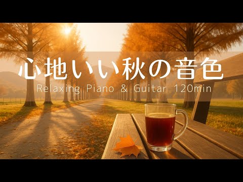 【癒し・作業用BGM】心地いい秋の音色☕Vol.7｜優しいギター＆ピアノで始める穏やかな一日｜Relaxing Guitar & Piano – 120 min