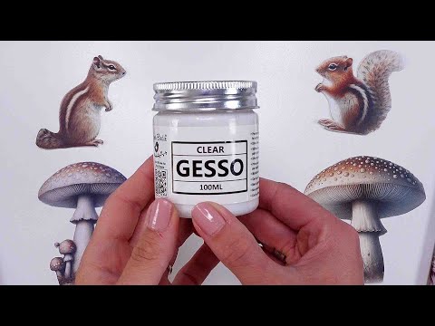 Do we REALLY need a clear gesso ? and WHY ? - for art journaling & collage