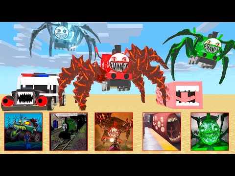 ALL EATER MONSTERS TRAIN CHALLENGE - Animation