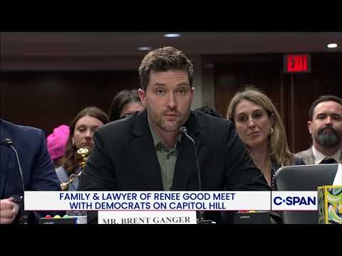 Renee Good's brother, Brent Ganger, Testifies Before Congress on DHS Tactics