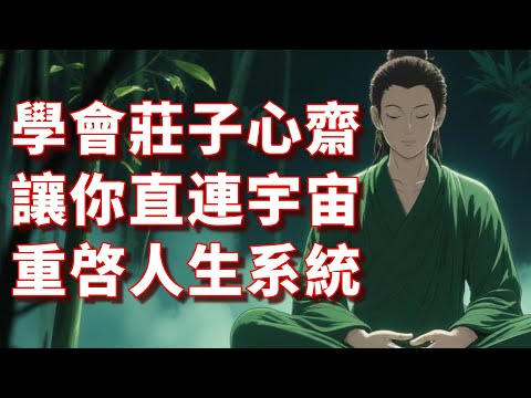“心齋”不是清心寡欲，而是讓你直連宇宙、重啓人生系統的禁術！#莊子 #哲學 #心齋 #道家 #修行 #開悟 #高維意識 #冥想 #智慧 #覺醒 #國學 #人生智慧