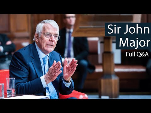 Sir John Major questioned by Oxford students