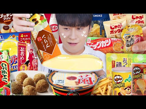 Japanese snacks galore! (Dawang Pudding, Ichiran Ramen, junk food, vinegared octopus, and more)