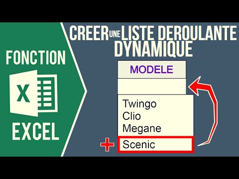 EXCEL - CRÉER UNE LISTE DÉROULANTE DYNAMIQUE (Qui s'adapte au nombre de valeurs de la liste)