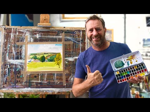 Watercolour sketches and studies | Trying out the Mei Liang watercolour set