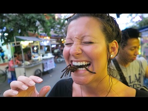 EATING BUGS in Cambodia!