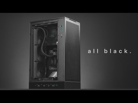 All Black Compact Micro ATX Build - Deepcool CH270 Digital