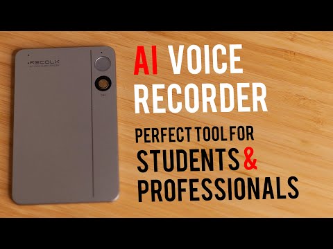 AI Voice Recorder that Transcribes, Summarizes, and Analyzes Instantly! RecolX Tap Review