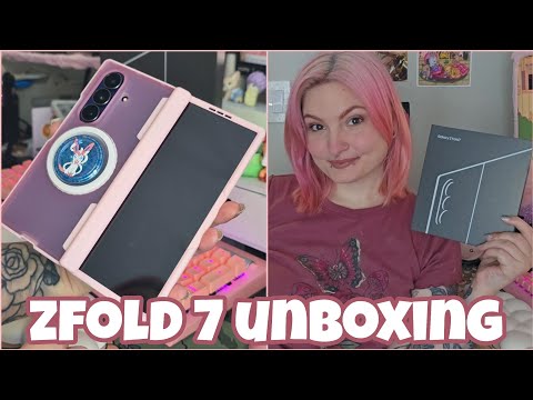 samsung zfold 7 unboxing & first impressions😲😨✨