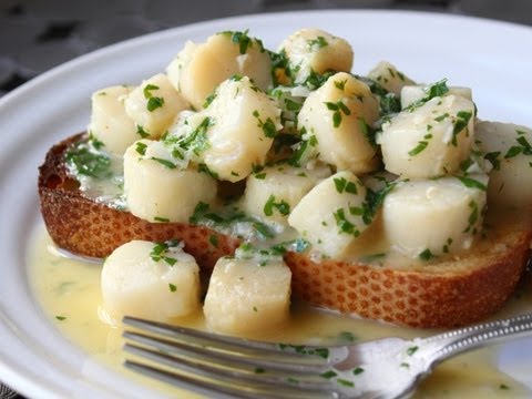 Garlic Parsley Scallops Recipe - Scallop Appetizer with Garlic Butter Sauce