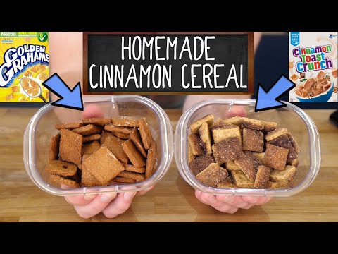 Homemade Golden Grahams & Cinnamon Toast Crunch