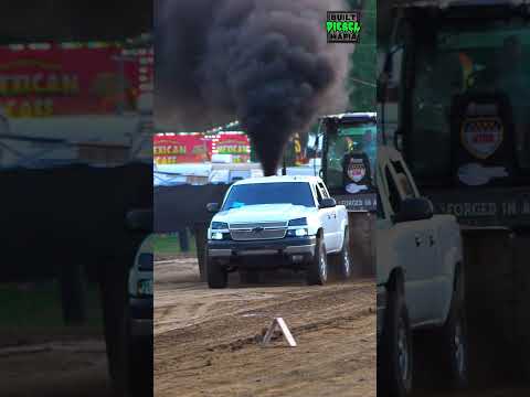 Chevy Powering down the pulling track truck pulling 2025