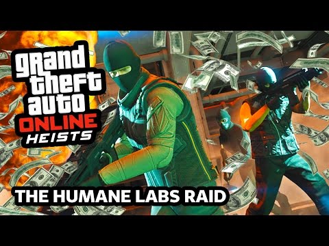 GTA 5 Heists AIRCRAFT CARRIER Raid Gameplay! GTA 5 Humane Lab Heist Walkthrough! (GTA 5 Heist DLC)