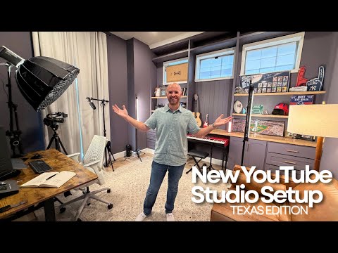 My New YouTube Studio Setup (I Moved to TX)