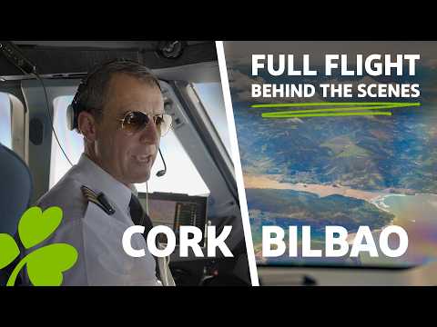 Airbus A320 Full Behind The Scenes 4K | Cork to Bilbao Inaugural | Aer Lingus
