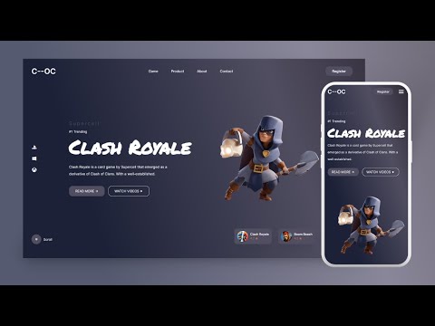 Responsive Website Using HTML & CSS Step By Step | #gaming Website