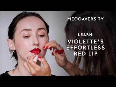 How To Create An Effortless Red Lip with Violette | MECCAversity