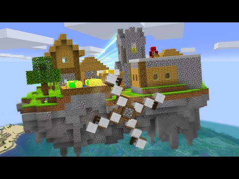 I Made a Minecraft Village Fly