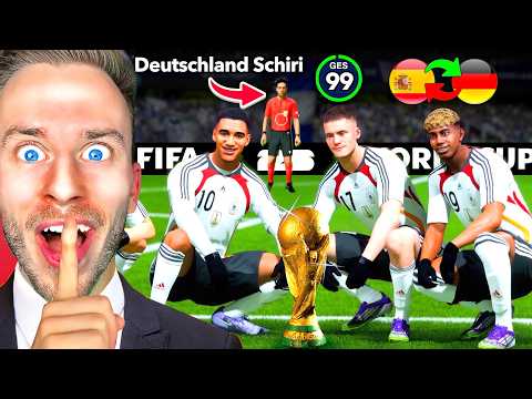 Ich habe DEUTSCHLAND zum WM SIEG geschummelt! 🤫🏆 (USA WM 2026)