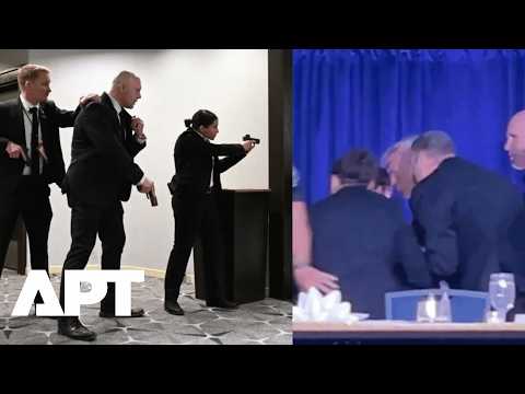 30 Min Raw Footage: Trump Evacuation After Shooting at WH Dinner | APT