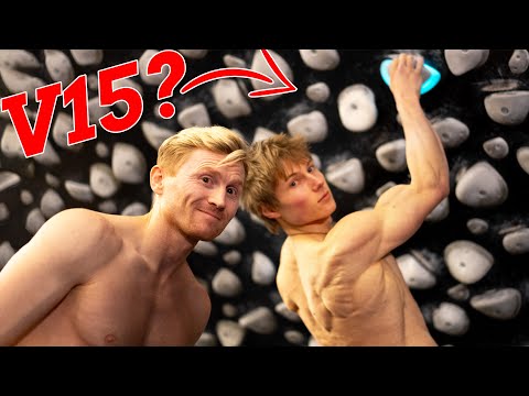 Trying the HARDEST boulder on the kilter board w/ Alex Megos