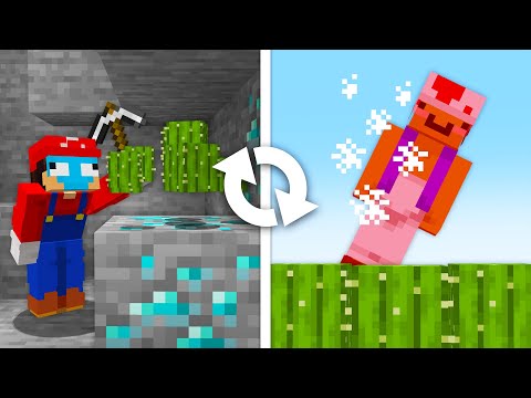 Minecraft Deathswap, but Items Spawn Randomly..