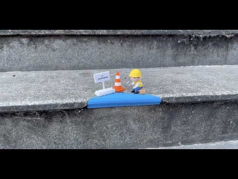 I Fixed a Broken Stair with 3D Printing… and a Tiny Construction Worker!