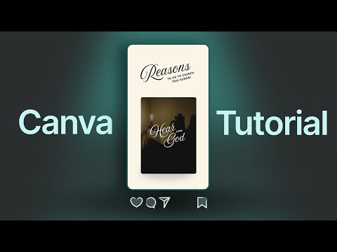 Make Animated Reels for your Church  | Full Canva Tutorial