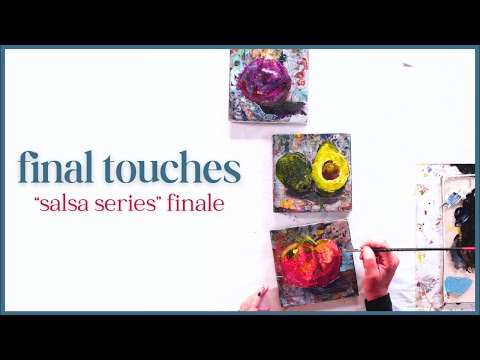 Finishing a Mixed Media Collage Series