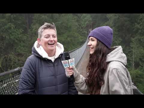 Neena Savage is up in the trees to chat with people about nature