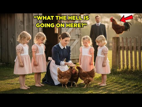 Millionaire Comes Home Early to His Ranch—and Almost Faints After Seeing His Daughters with the Maid