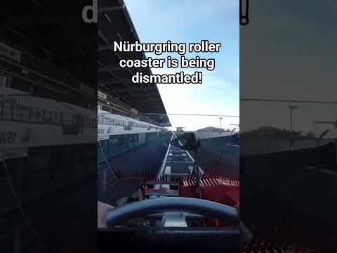 The #Nürburgring #RingRacer, once Europe's fastest accelerating roller coaster, is being dismantled!