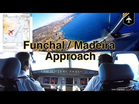 FUNCHAL-Madeira Approach, LIVE ATC, Checklists, MovMap, 4K