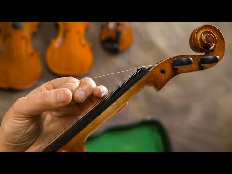 How to MAKE a VIOLIN from scratch - FULL PROCESS