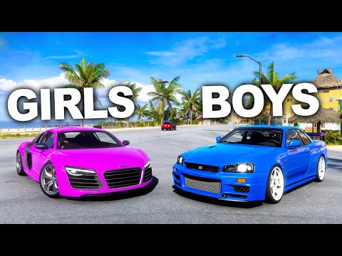 GIRLS vs BOYS in Forza Horizon 5!