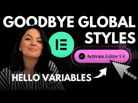 ELEMENTOR V4 Alpha - Goodbye Global Styles! Variables Are Here 🚀